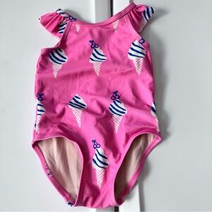 Tea Collection Pink and Blue ice cream Swimsuit 2T